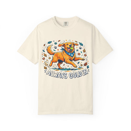 Always Golden T-Shirt — Happy Golden Retriever Graphic Tee