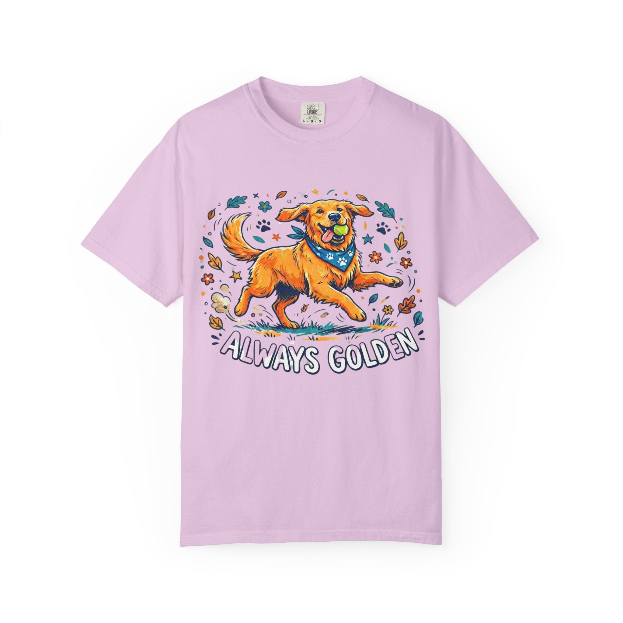 Always Golden T-Shirt — Happy Golden Retriever Graphic Tee