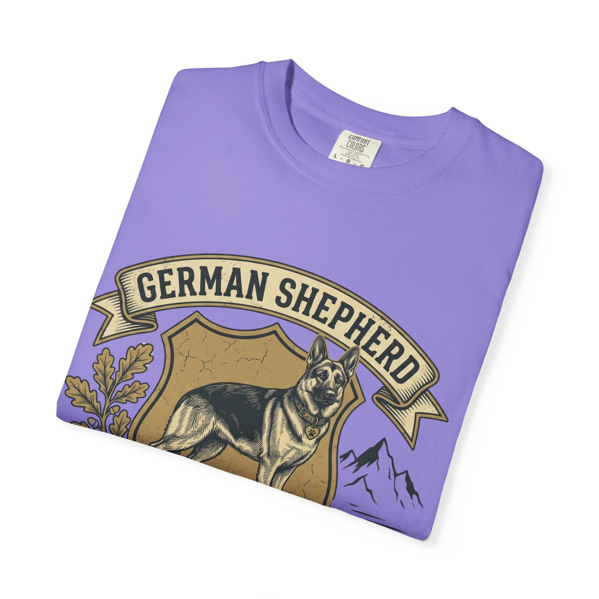 German Shepherd Owners Club T-Shirt - Vintage Shield Dog Tee