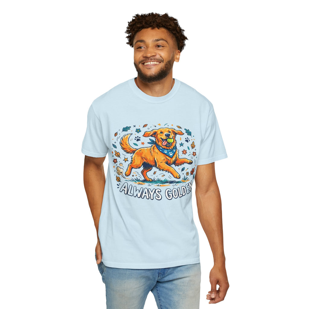 Always Golden T-Shirt — Happy Golden Retriever Graphic Tee