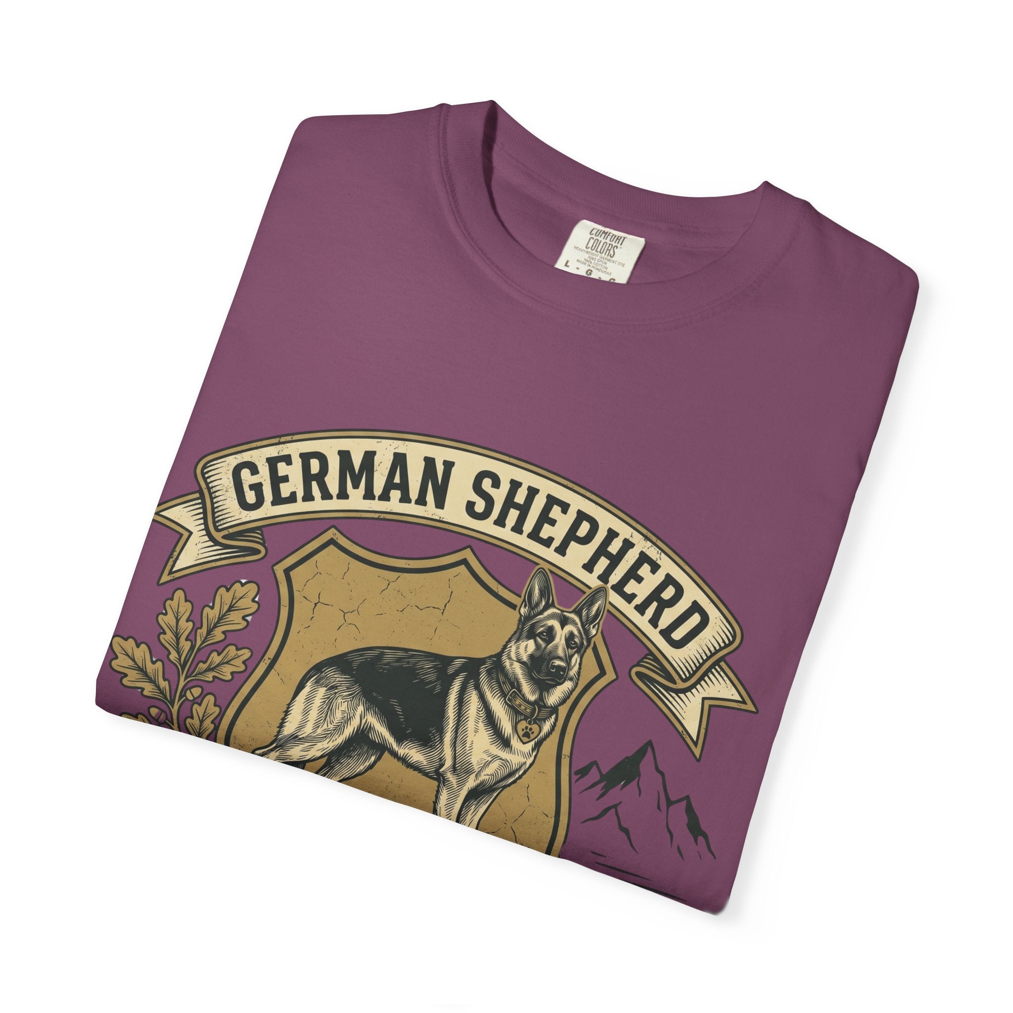 German Shepherd Owners Club T-Shirt - Vintage Shield Dog Tee