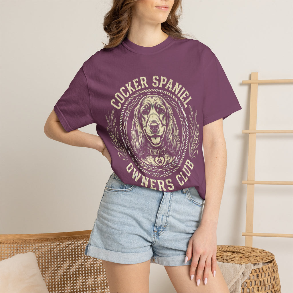 Cocker Spaniel Owners Club T‑Shirt — Vintage Dog Lover Tee