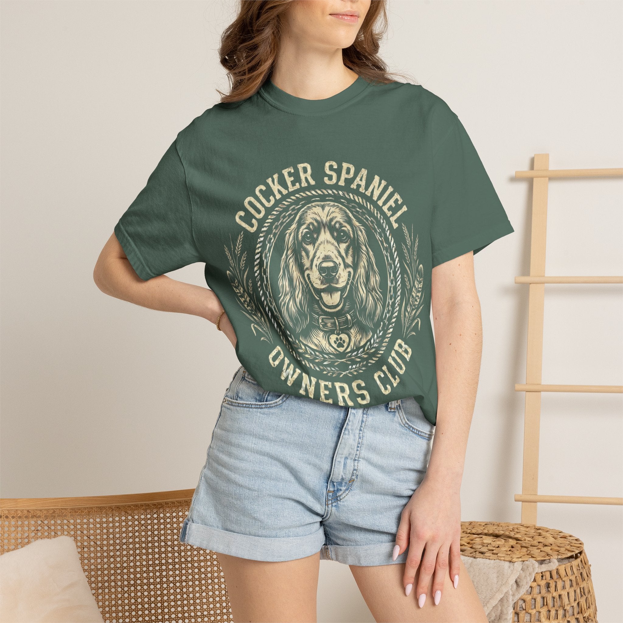 Cocker Spaniel Owners Club T‑Shirt — Vintage Dog Lover Tee
