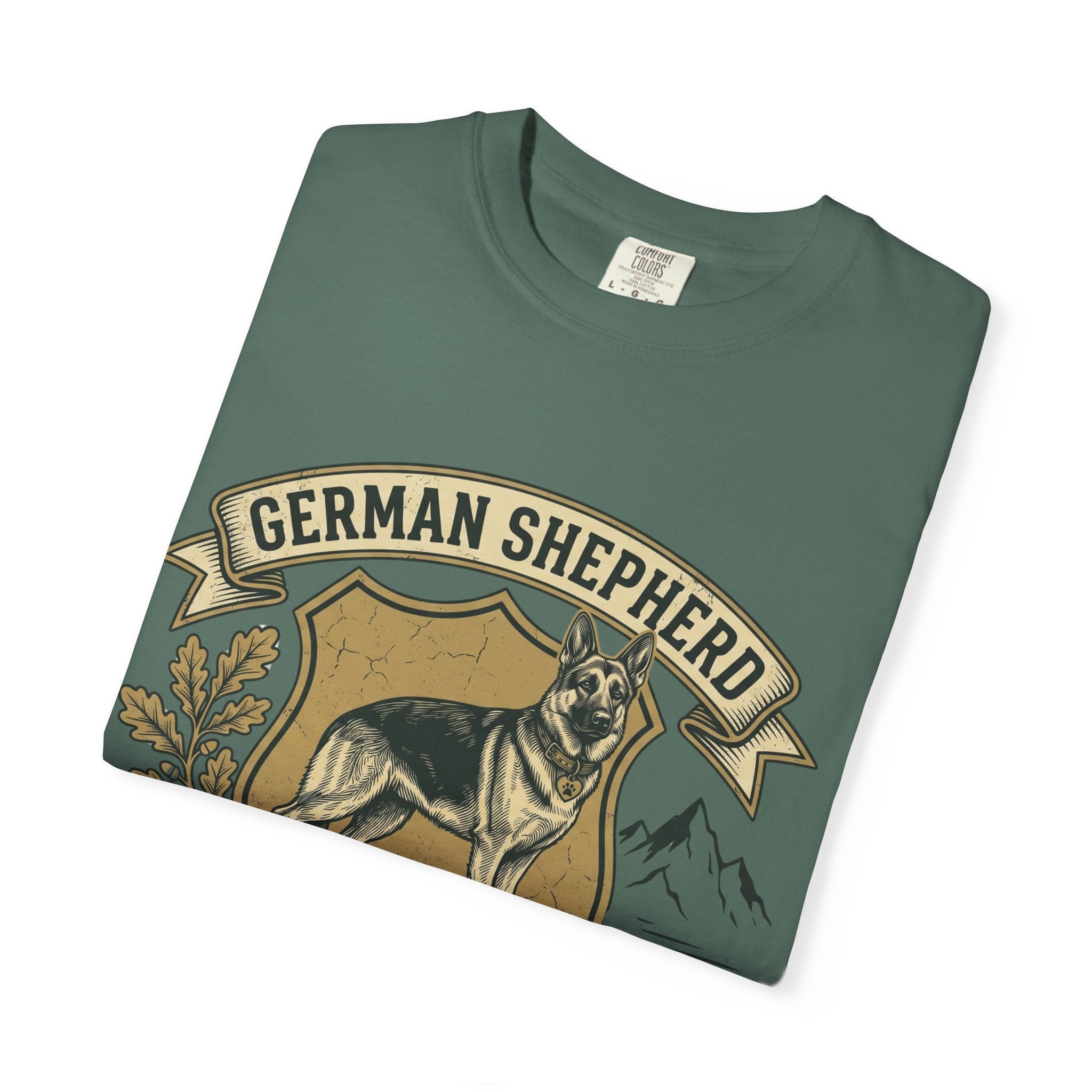German Shepherd Owners Club T-Shirt - Vintage Shield Dog Tee