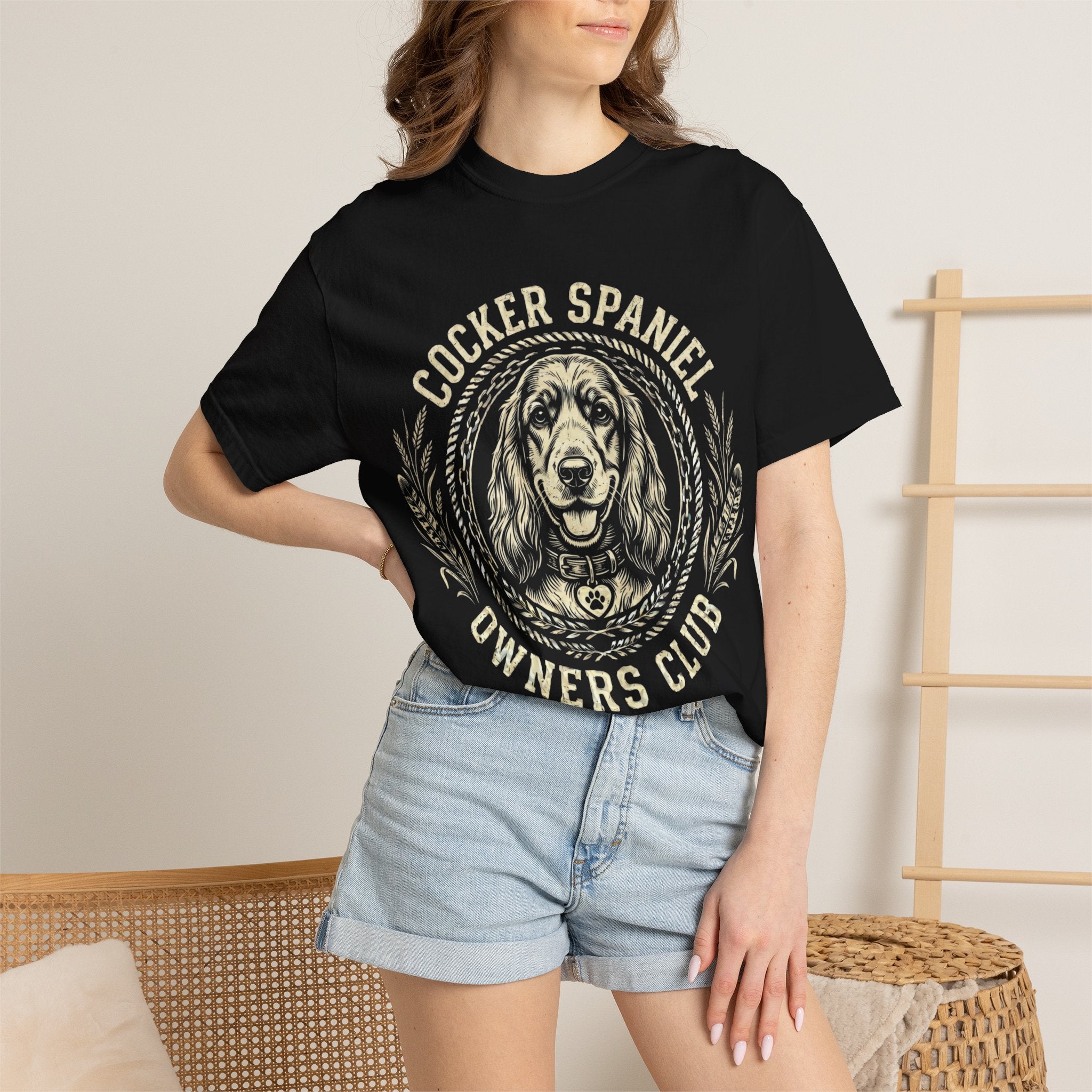 Cocker Spaniel Owners Club T‑Shirt — Vintage Dog Lover Tee