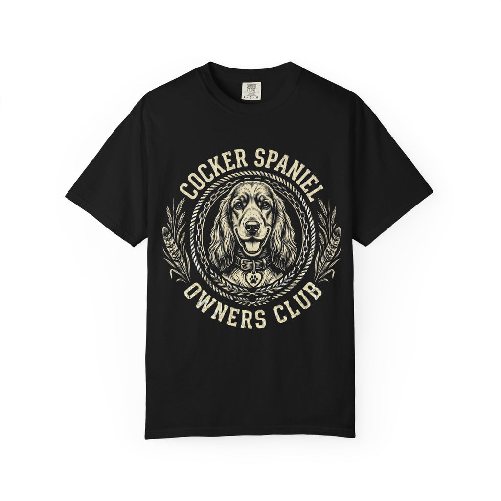 Cocker Spaniel Owners Club T‑Shirt — Vintage Dog Lover Tee