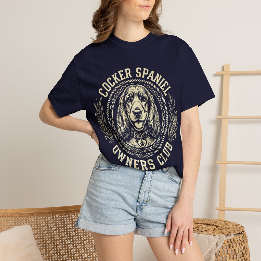 Cocker Spaniel Owners Club T‑Shirt — Vintage Dog Lover Tee