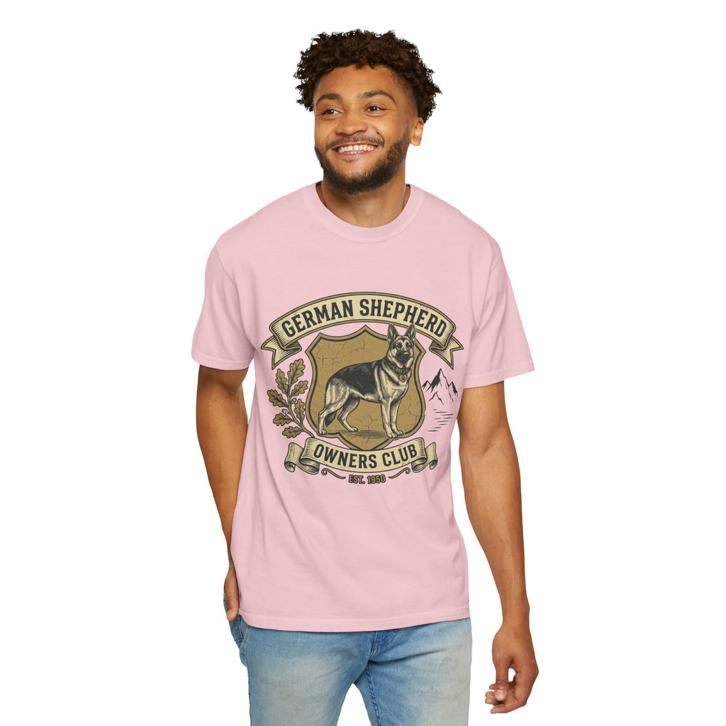 German Shepherd Owners Club T-Shirt - Vintage Shield Dog Tee