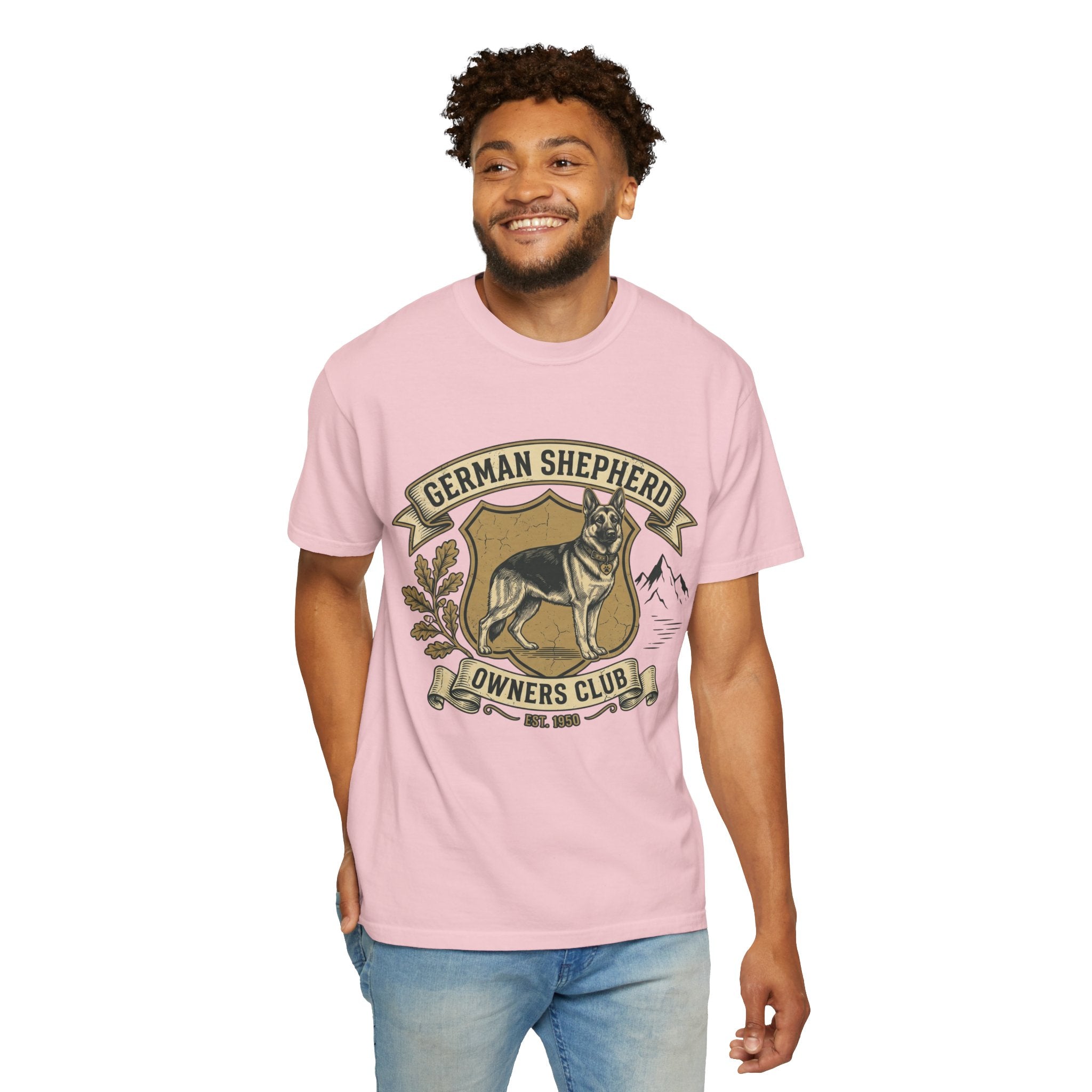 German Shepherd Owners Club T-Shirt - Vintage Shield Dog Tee