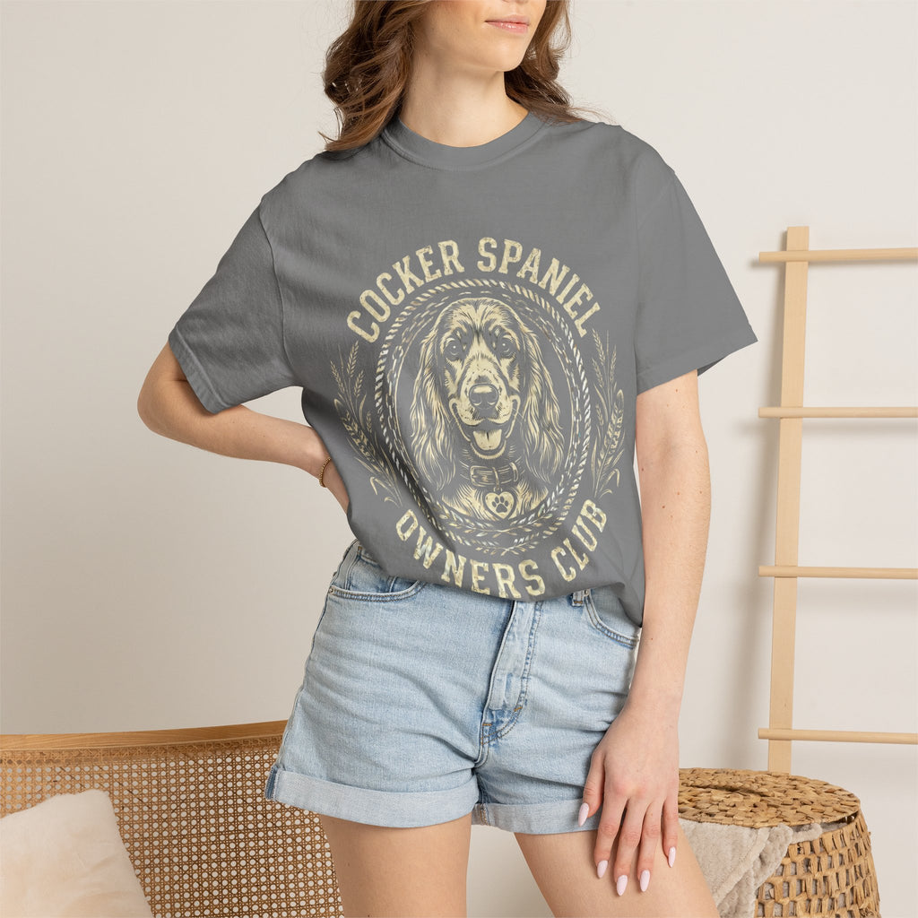Cocker Spaniel Owners Club T‑Shirt — Vintage Dog Lover Tee