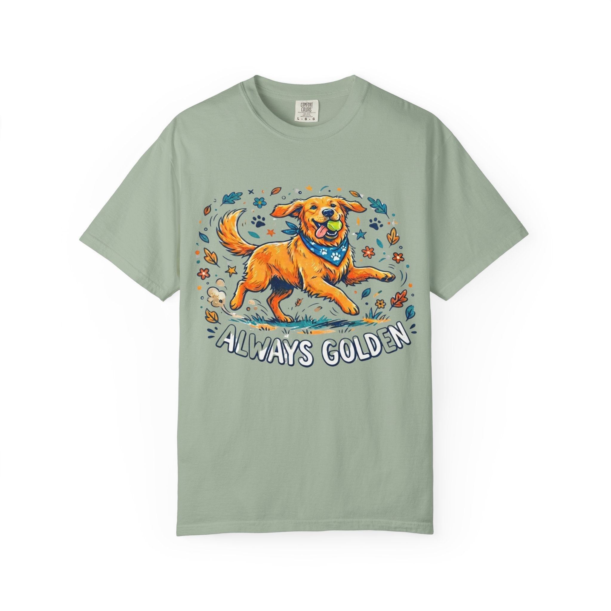 Always Golden T-Shirt — Happy Golden Retriever Graphic Tee