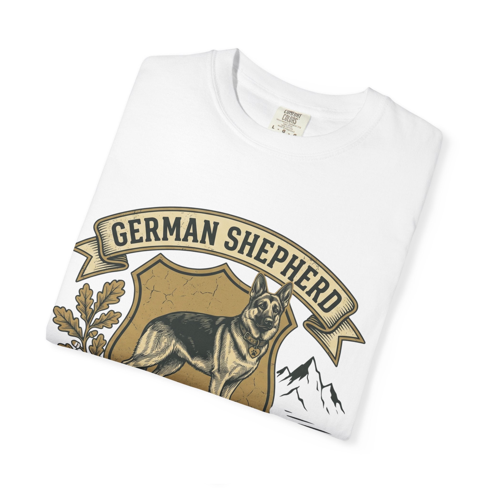 German Shepherd Owners Club T-Shirt - Vintage Shield Dog Tee