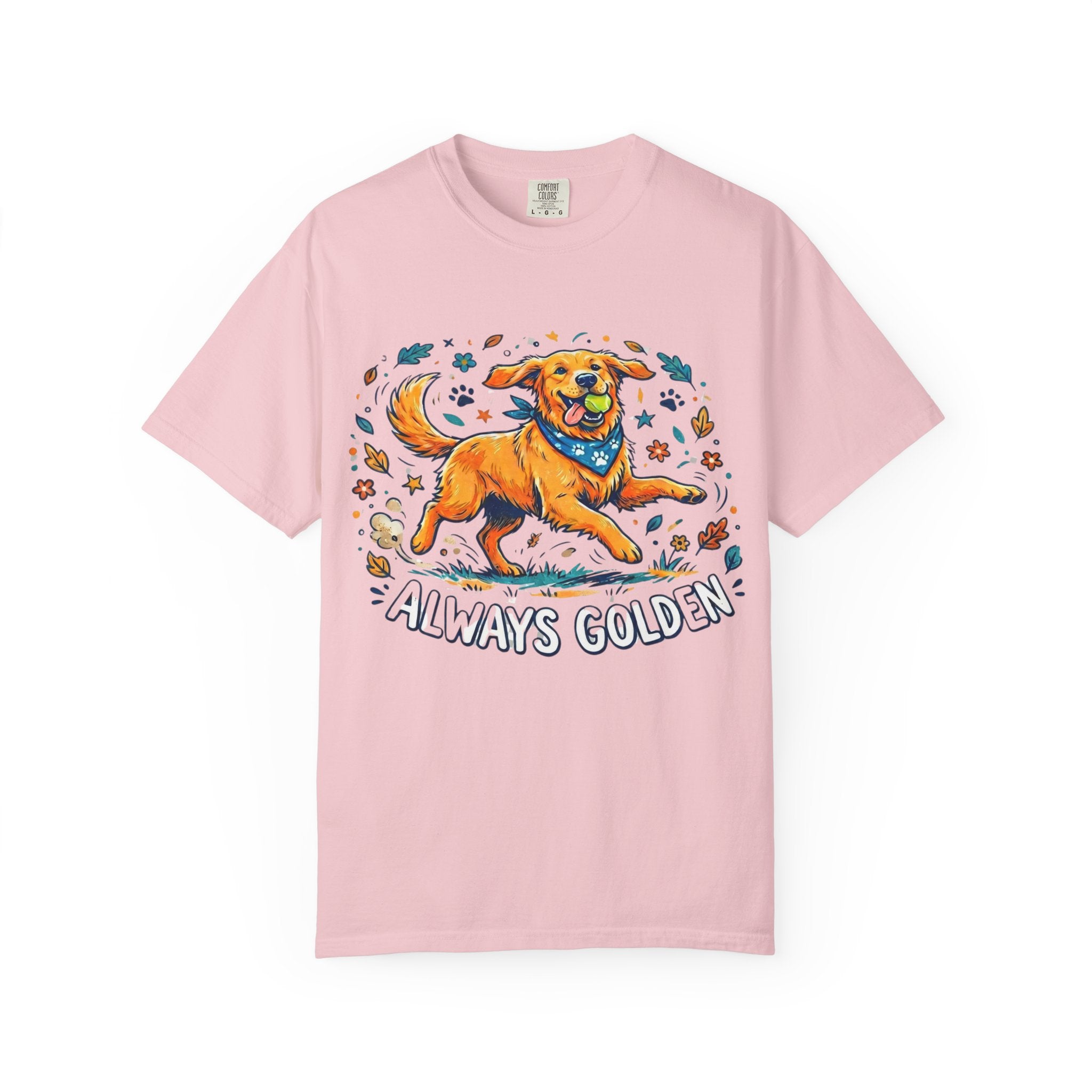 Always Golden T-Shirt — Happy Golden Retriever Graphic Tee