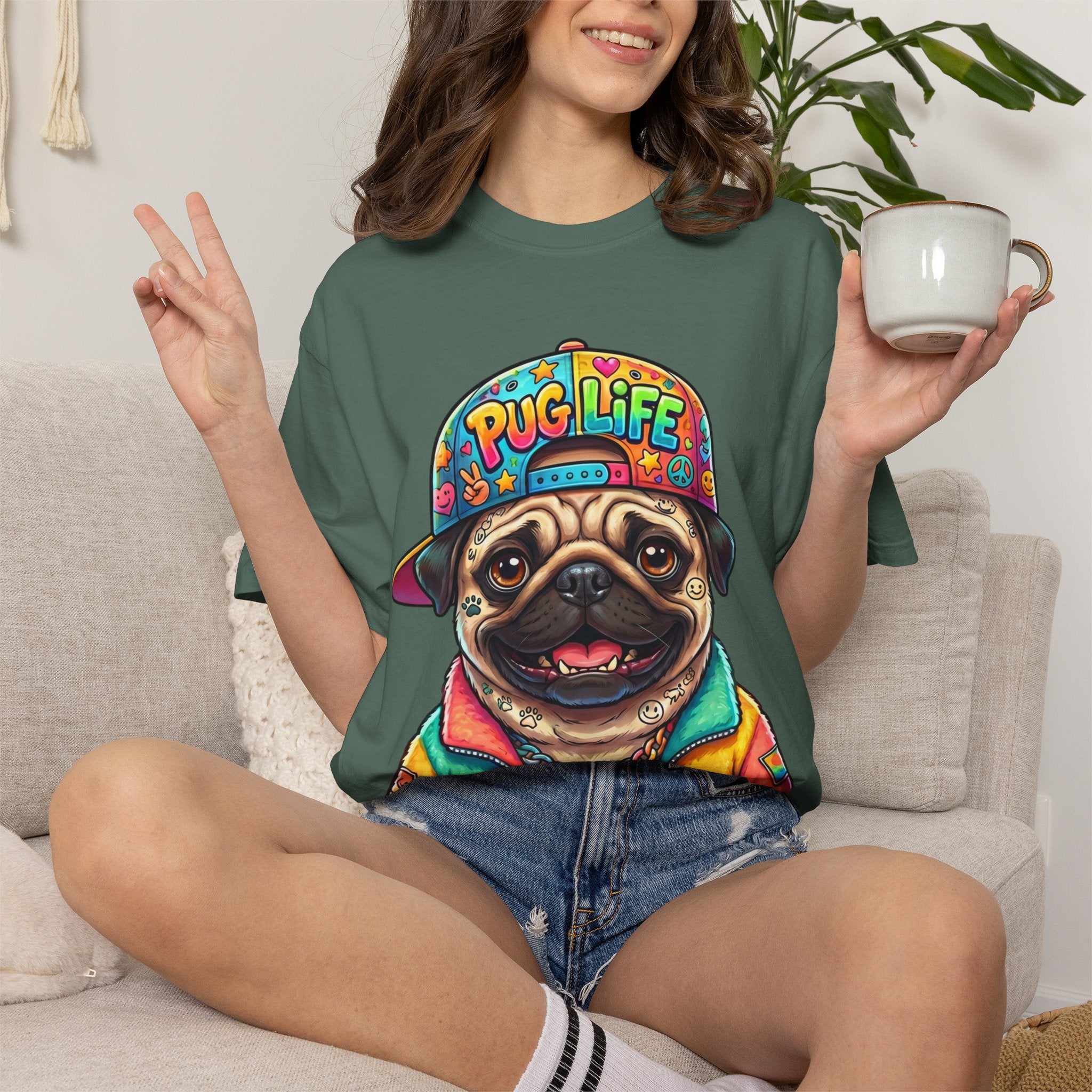 Pug Owners Graphic T‑Shirt