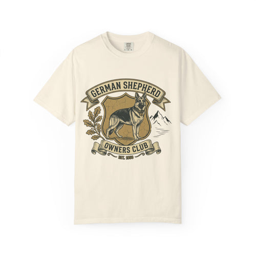 German Shepherd Owners Club T-Shirt - Vintage Shield Dog Tee