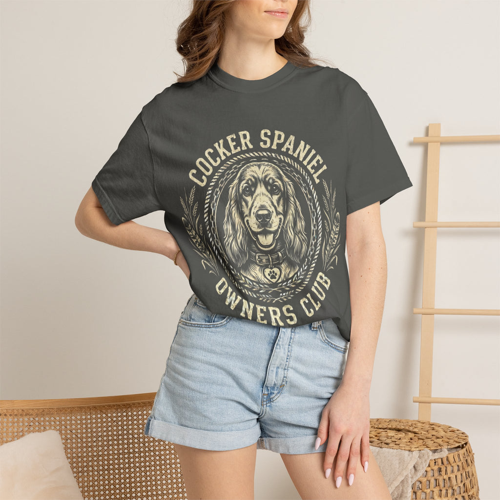 Cocker Spaniel Owners Club T‑Shirt — Vintage Dog Lover Tee