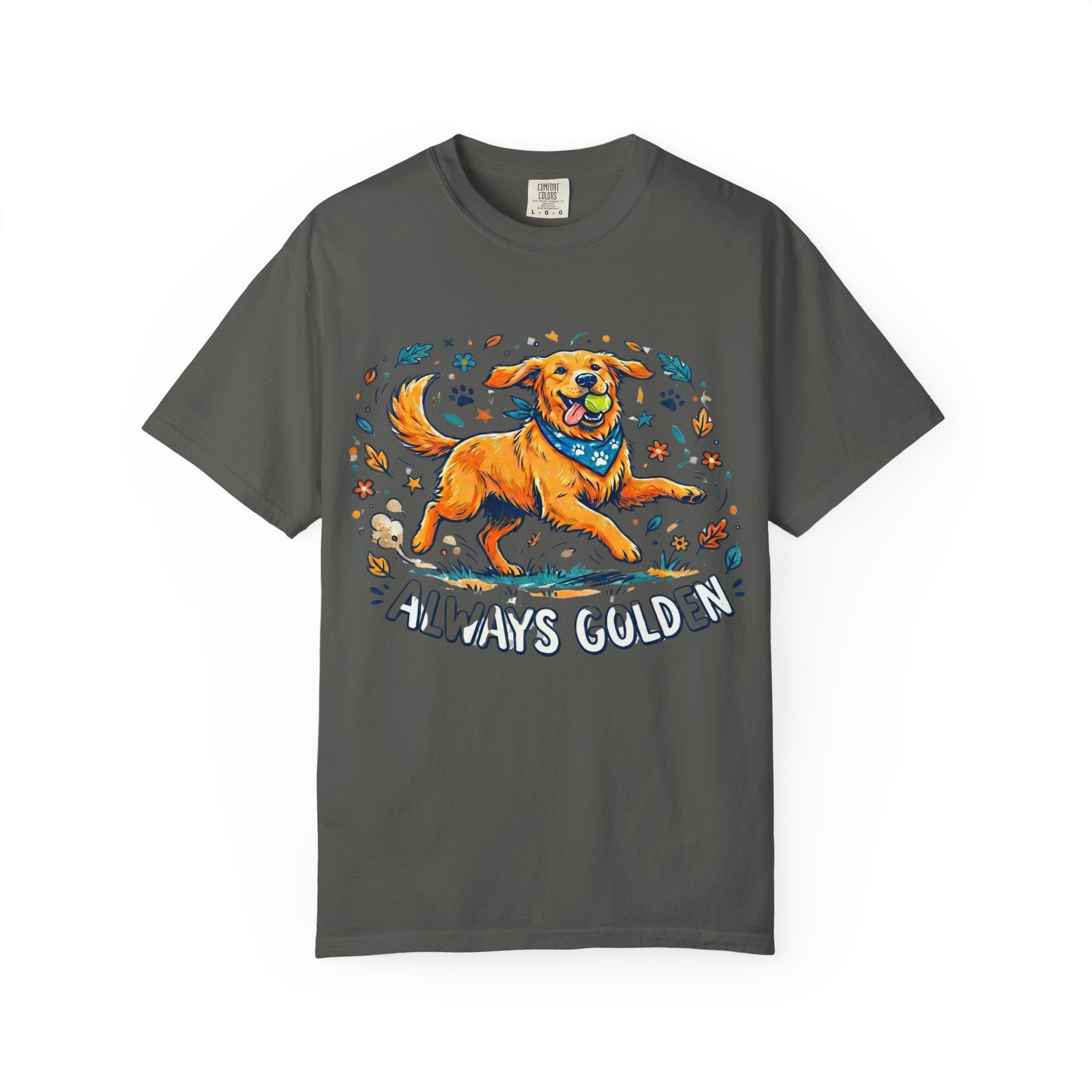 Always Golden T-Shirt — Happy Golden Retriever Graphic Tee