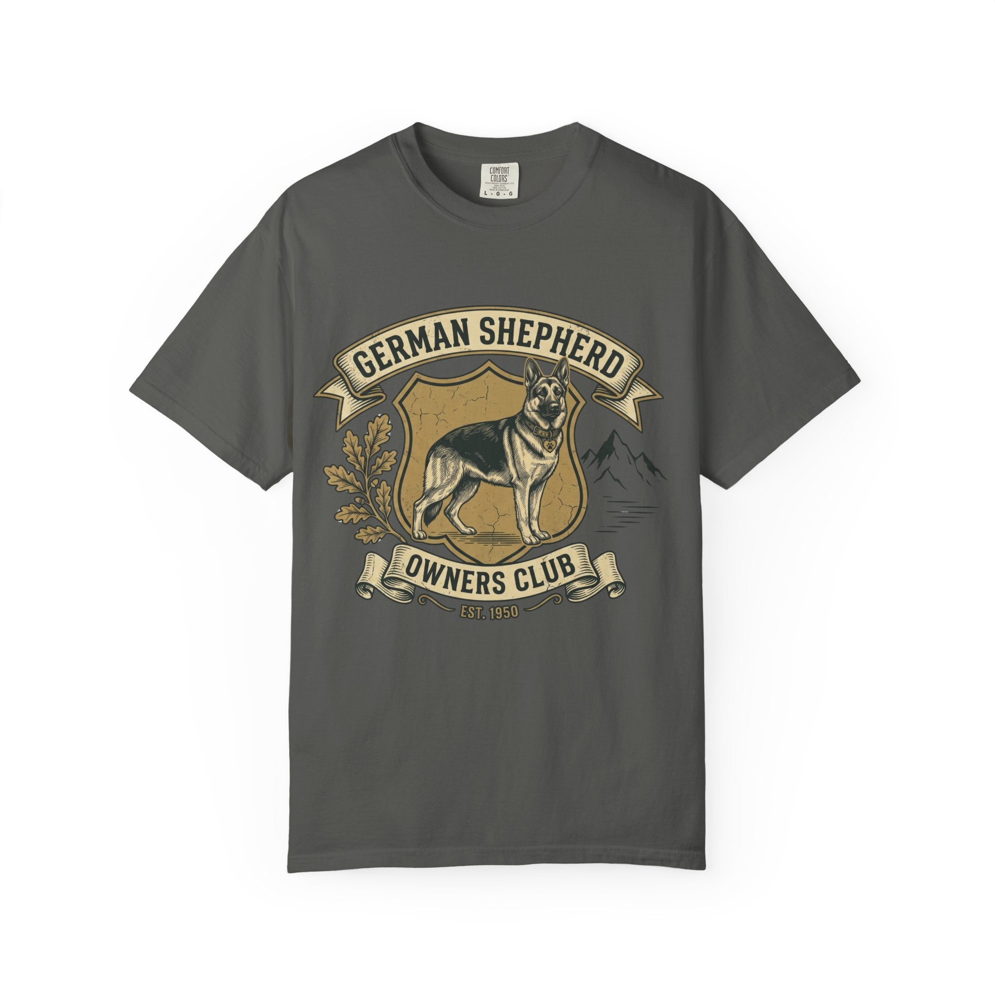 German Shepherd Owners Club T-Shirt - Vintage Shield Dog Tee