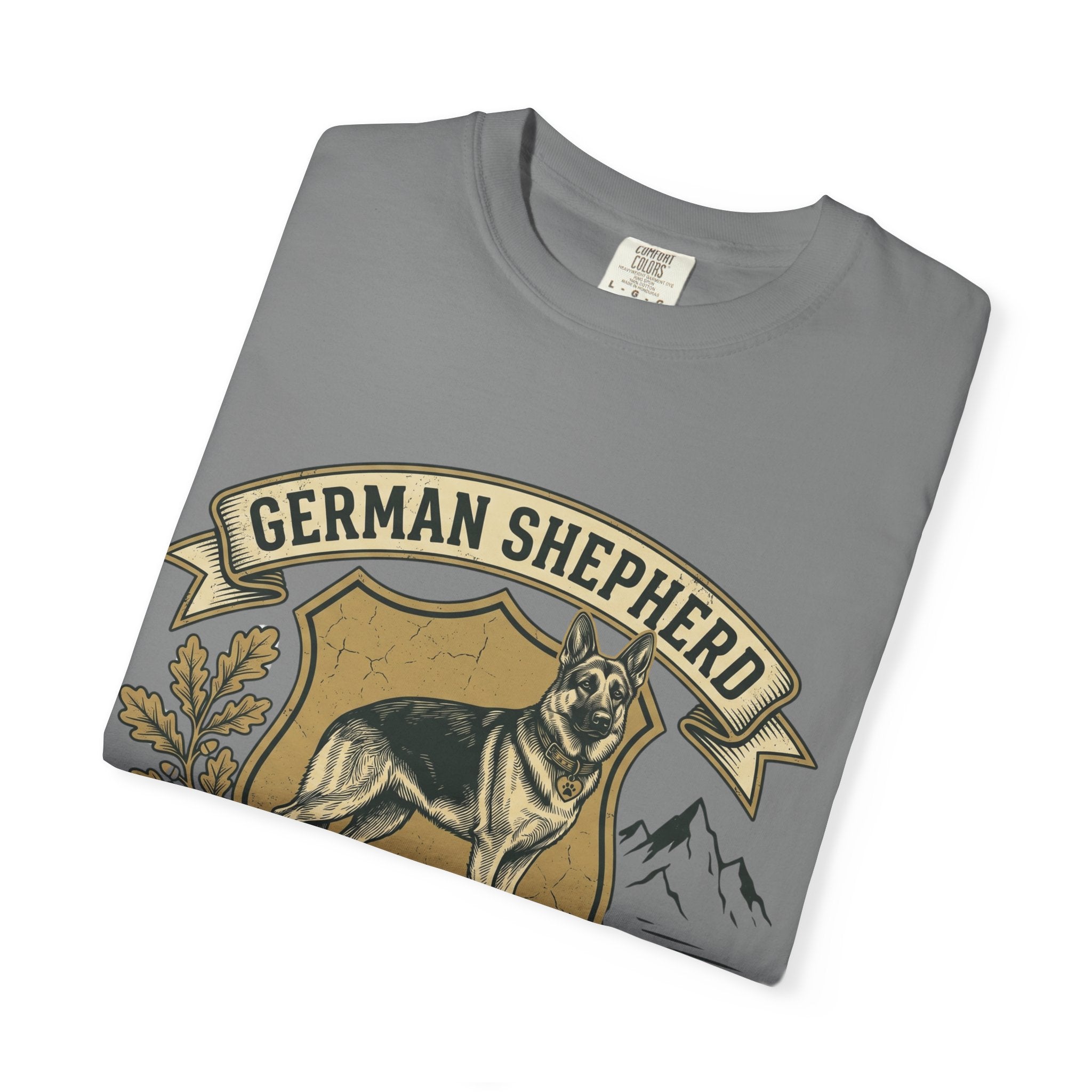 German Shepherd Owners Club T-Shirt - Vintage Shield Dog Tee
