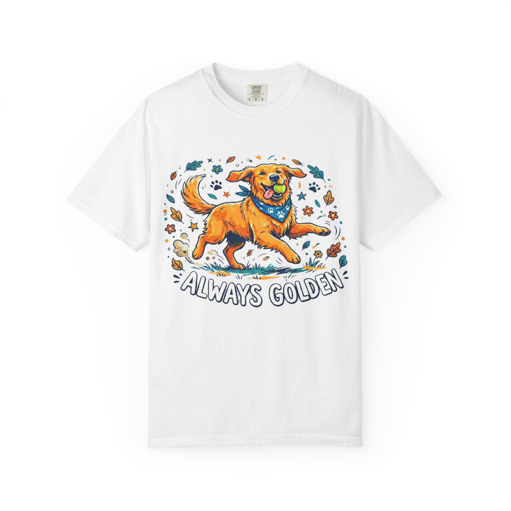 Always Golden T-Shirt — Happy Golden Retriever Graphic Tee
